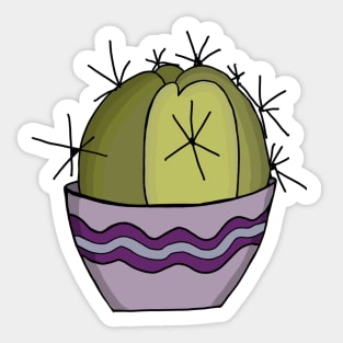 Cacti Purple Rain Sticker